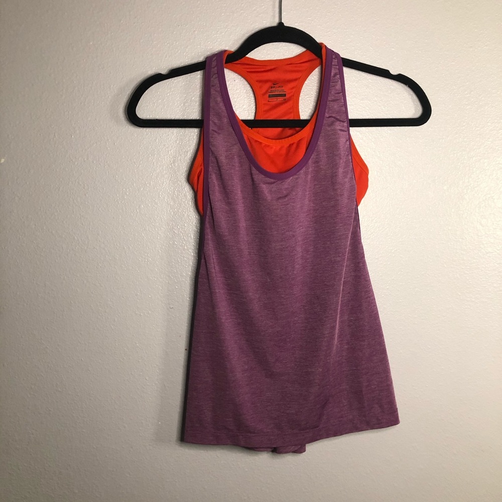 Nike tank with built in bra
